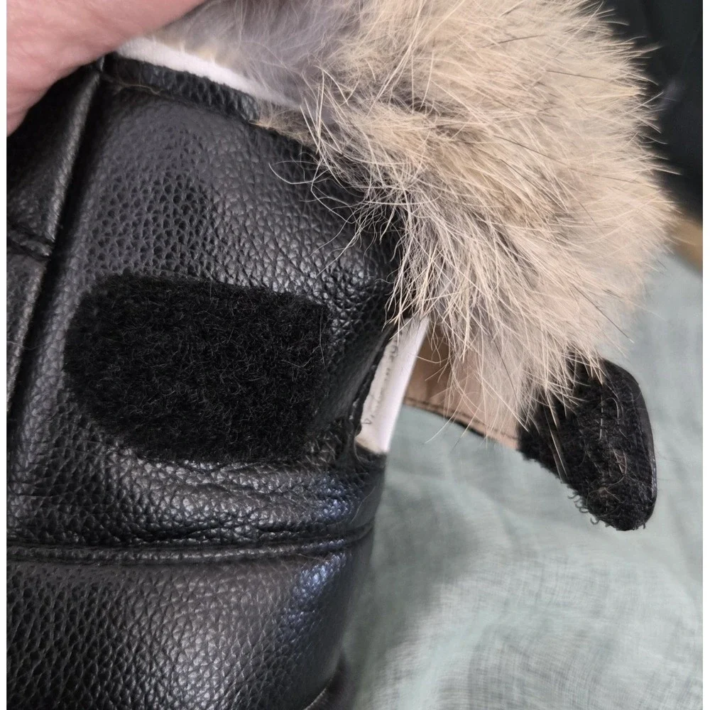 Merence Comfy Kids Toddler Girl's Boots Black w/ Faux Fur Trim Size 24 Months